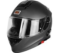 Origine Helmets 204271723600004 Delta Solid Matt Casco Apribile con Bluetooth Integrato, Titanio, M