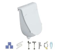 Origine Montata A Parete Con Coperchio, Arrossamento Degli Orinatoi A Prova Di Overflow, Murale Maschile U-rinale, Con Materiale Portatile, Facile Da Pulire, 38.5x28.5x18 Cm, Per Uomini, Bambini, Bagn
