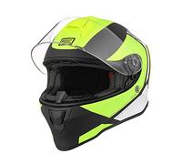 ORIGINE On Road Casco Integrale Casco Moto con Ventilazione ECE (BOLT MATT FLIO YELLOEW BLACK,L)