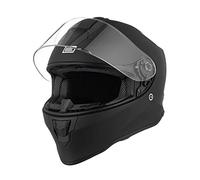 ORIGINE On Road Casco Integrale Casco Moto con Ventilazione ECE (SOLID MATT BLACK,XL)