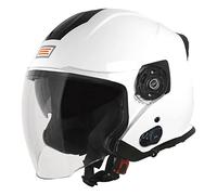 Origine Palio 2.0 Mini S7 Bluetooth Casco Jet (White Metallic,S (55/56))