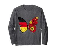 Origine Tedesca Germania Orgoglio Farfalla Radici tedesche Maglia a Manica