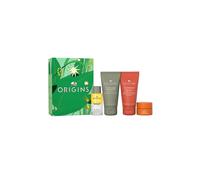 ORIGINS CLEANSE & GLOW ESSENTIALS Il nostro set di elementi essenziali per la cura della pelle più amato 3x30ml / 5ml