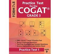 Origins Publications Gifted & Ta Practice Test for the Cogat Grade 3 (Tascabile)