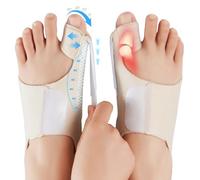 Origintek Alluce Valgo Correttore per Donna e Uomo - Tutore Alluce Valgo Regolabile con Cuscinetto in Gel - Sollievo e Supporto per Alluce Valgo, 1 Paio