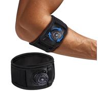 Origintek Tutore Epicondilite Gomito e Gomitiera per Epicondilite, Fascia Regolabile per Uomo e Donna, Supporto per Tennis Elbow e Tendinite, XL