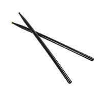 Origlam® 2PCS bacchette 5 a, con testa in legno d' acero, 5 A Music Band bacchette, Jazz bacchette per rock band (nero)
