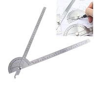 OriGlam Goniometro angolare da 0 a 180°, in acciaio inox, per individuare gli angoli di entrambe le braccia, goniometro in acciaio inox