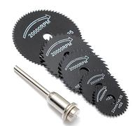 OriGlam lame HSS per sega circolare, dischi da taglio attrezzo mandrino rotante per Dremel, kit attrezzi per fresa da metalli, mandrino per trapano dischi
