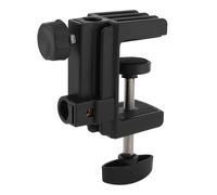 OriGlam Morsetto da scrivania, supporto per staffa in plastica, supporto base morsetto a C, morsetto di montaggio da tavolo, staffa di montaggio leggera clip di ricambio per microfono braccio