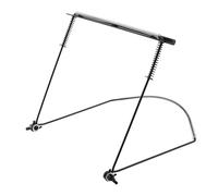 OriGlam Supporto per armonica, supporto per organo a bocca con 24 fori, staffa regolabile per il collo, accessorio per strumenti a fiato, mani libere durante le esibizioni (24 fori, nero)