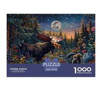 Orignal Puzzle 1000 Pezzi Full Moon Blossoms Puzzle Difficile E Divertimento Di Montaggio Decorazione Interna in Cartone 100% Riciclato per Adulti Adolescenti E Bambini 70x50cm/1000pcs