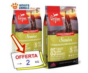 Orijen Dog Adult SENIOR → 2 / 6 / 11,4 kg - Crocchette per Cane, Cani Anziani