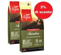 ORIJEN Tundra CANE 2x11,4kg - 3% di sconto in un set