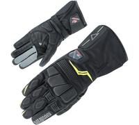 Orina Blake guanti moto impermeabili, nero/neon, Taglia 7