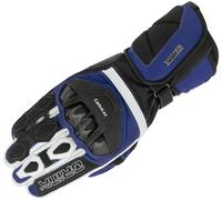 Orina Impact Guanti da moto, nero/blu, Taglia 7 (S)