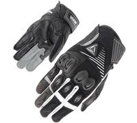 Orina Space Guanti da moto, nero-grigio-bianco, taglia 2XL per maschi