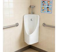 Orinatoi angolari da parete per uomini, orinatoi pubblici per bagno, per hotel, bar e strutture, materiale durevole certificato CE, design facile da pulire (Sle 3)