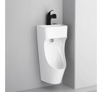 Orinatoi Orinatoio Commerciale A Parete Per Bagno Da Uomo, Antispruzzo Con Lavabo WC Pubblico Per, Deviatore Pipì Integrato Antiodore(White)