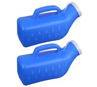 Orinatoi portatili da 34 once, bottiglie for orinatoio con coperchio, bottiglie for urina maschile, bottiglia anti-rovesciamento for uomini for ospedale, incontinenza, esterno, auto, viaggio, campeggi