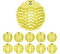 Orinatoio 10 Pezzi Con Profumo Inserto Per Orinatoio Uso 30 Giorni Effetto Freschezza Filtro Per Orinatoio Paraspruzzi Deodorante Per Ambienti Ogni Orinatoio(Giallo/Limone)