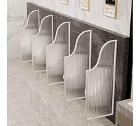 Orinatoio a parete Orinatoi in acciaio inox Orinatoio da bagno a parete Divisorio per WC per la privacy, Divisorio per orinatoio Divisorio in vetro temperato con telaio in acciaio inox antir