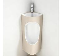 Orinatoio Angolare In Ceramica Con Lavabo, Orinatoio A Parete Per Uomo, Rubinetto Con Acqua Calda E Fredda, Salvaspazio, Design Resistente Agli Schizzi, Per Bagno Domestico/garage Esterno/bagno