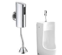 Orinatoio con Sensore a Parete,Valvola per Orinatoio con Sensore Automatico,Automatica Valvola di Scarico Orinatoio Touchless Fissata al Muro per Toilette Pubblica del Maschio,per WC Orinatoio