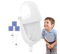 Orinatoio da parete da uomo - Contenitore di plastica Coperchio Impermeabile | WC Anti Spruzzi Con Tubo | Serbatoio portatile per giardino Campeggio Studio Casa Veicolo