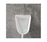 Orinatoio da parete for uomini, orinatoi portatili anti-rovesciamento, premere il pulsante for scaricare le vaschette for orinatoi, orinatoi commerciali for uso domestico(Urinal with flush valve)