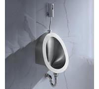 Orinatoio da parete in acciaio inox per uomo con sensore intelligente di scarico - Ideale per spazi commerciali domestici, bar KTV, carceri e hotel