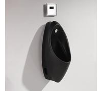 Orinatoio da parete in ceramica - Sensore a filo, design a prova di fuoriuscite per uso ad alta efficienza in bagni pubblici, aeroporti e bar