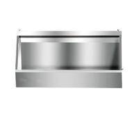 Orinatoio da uomo a parete in acciaio inox 304 ad alta resistenza, paraspruzzi e tubo di scarico, perfetto per scuole, ristoranti e impianti sportivi(100cm)