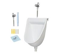 Orinatoio da uomo - WC a parete con risciacquo, rubinetto per bagno da uomo, sanitario ad alta efficienza idrica | Per esterni, casa, dormitorio, giardino, camper, appartamento, installazione