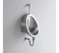 Orinatoio in Acciaio Inossidabile 304, orinatoio da Parete per Uomo, orinatoio per Bagno Domestico/Commerciale, orinatoio per Bagno pubblico Maschile (Manuale) (Colore: Tubo a pare