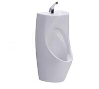 Orinatoio in ceramica a parete, orinatoio ad alta efficienza con scarico, lavabo e rubinetto sensore, orinatoi for uomini a prova di perdite Orinatoio sanitario(Wit,Floor Drainage)