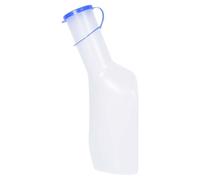Orinatoio Maschile 1000ml, Orinatoio Portatile Uomo, Pappagallo Urina Uomo, Orinatoio Uomo con Tappo, Bottiglie Portatili per Utilizzate per Ospedali, Incontinenza, Emergenza e Viaggi