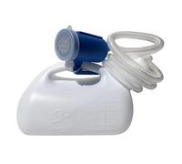 Orinatoio maschile grande da 3000 ml, portatile, for uomini, con contenitore for pipì, da viaggio(White With Hose)
