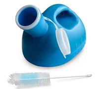 Orinatoio portatile da 2000 ml per uomo, grande capacità, coperchio a pressione, non a vite, riutilizzabile, orinatoio da viaggio per anziani disabili, campeggio, notte, auto, emergenza, comodino, con