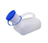 Orinatoio portatile per uomini e donne, bottiglia da viaggio con imbuto, design a prova di fuoriuscite, per auto, campeggio, attività all'aperto, soluzione urinaria di emergenza, 90 g, 1