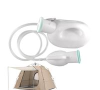 Orinatoio portatile per viaggi in auto, orinatoio unisex con coperchio e manico, dispositivo portatile per urinazione all'aperto, per bambini e adulti