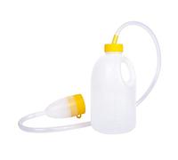 Orinatoio portatile riutilizzabile per uomo Orinatoio da letto maschile con tubo 1700 ml 90 cm giallo