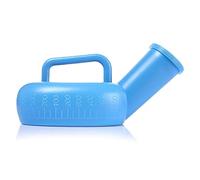 Orinatoio portatile riutilizzabile per uomo Orinatoio maschile 1000 ml con righello e coperchio for uomini, bambini, anziani, blu