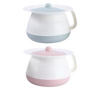 Orinatoio Rinforzato con Coperchio Portatile Manico 2, per, Ragazza | Pp, Fondo Antiscivolo e Resistente alle Cadute, Colori Rosso , Uso Multiuso per Piccoli
