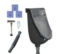 Orinatoio senza acqua con coperchio, piscina per orinatoio Pissoir Wandurinal con tubo di scarico, separatore per urina, per campeggio, giardino, cantina, cantiere, WC