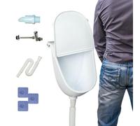 Orinatoio Senza Acqua - Orinatoio Da Esterno Per Cortile, Orinatoi Sospesi | Con Coperchio Per Garage, Cortile, Esterno, Bagno, Bambini, Ragazzi, Uomini | Facile Drenaggio E Integrazione Con T