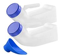 Orinatoio Unisex, 2 Pezzi Orinatoio Portatile, 1000ML Orinatoio Bambini, Orinatoio Portatile Donna, Orinatoio Portatile Uomo, Contenitore Urine, Ideale per Viaggi, Auto, All'Aperto, Campeggio