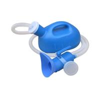 Orinatoio unisex portatile, 2000 ml, riutilizzabile orinatoio bottiglia di urina impermeabile con tubo da 1,6 m, per auto, imbottigliamento, campeggio, escursionismo, all'aperto