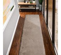 ORINOVA Tappeto Camera da Letto Beige 60x300 cm Salotto Corridoio Morbido Tappeto Lavabile Moderno