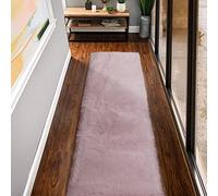 ORINOVA Tappeto Camera da Letto Rosa 60x300 cm Salotto Corridoio Morbido Tappeto Lavabile Moderno